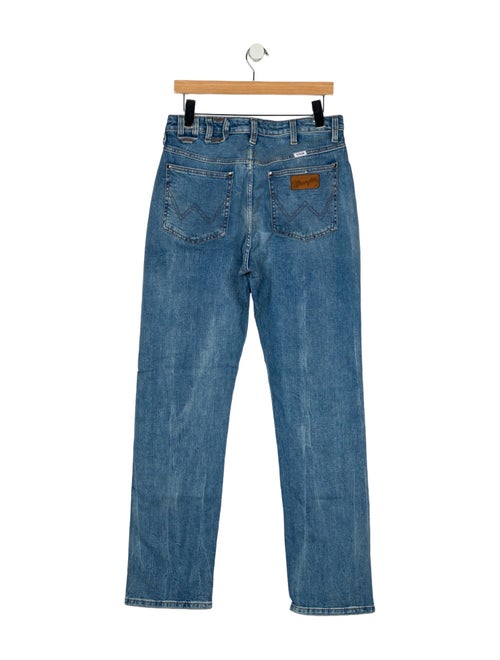 Staud + Wrangler High-Rise Straight Leg Jeans
