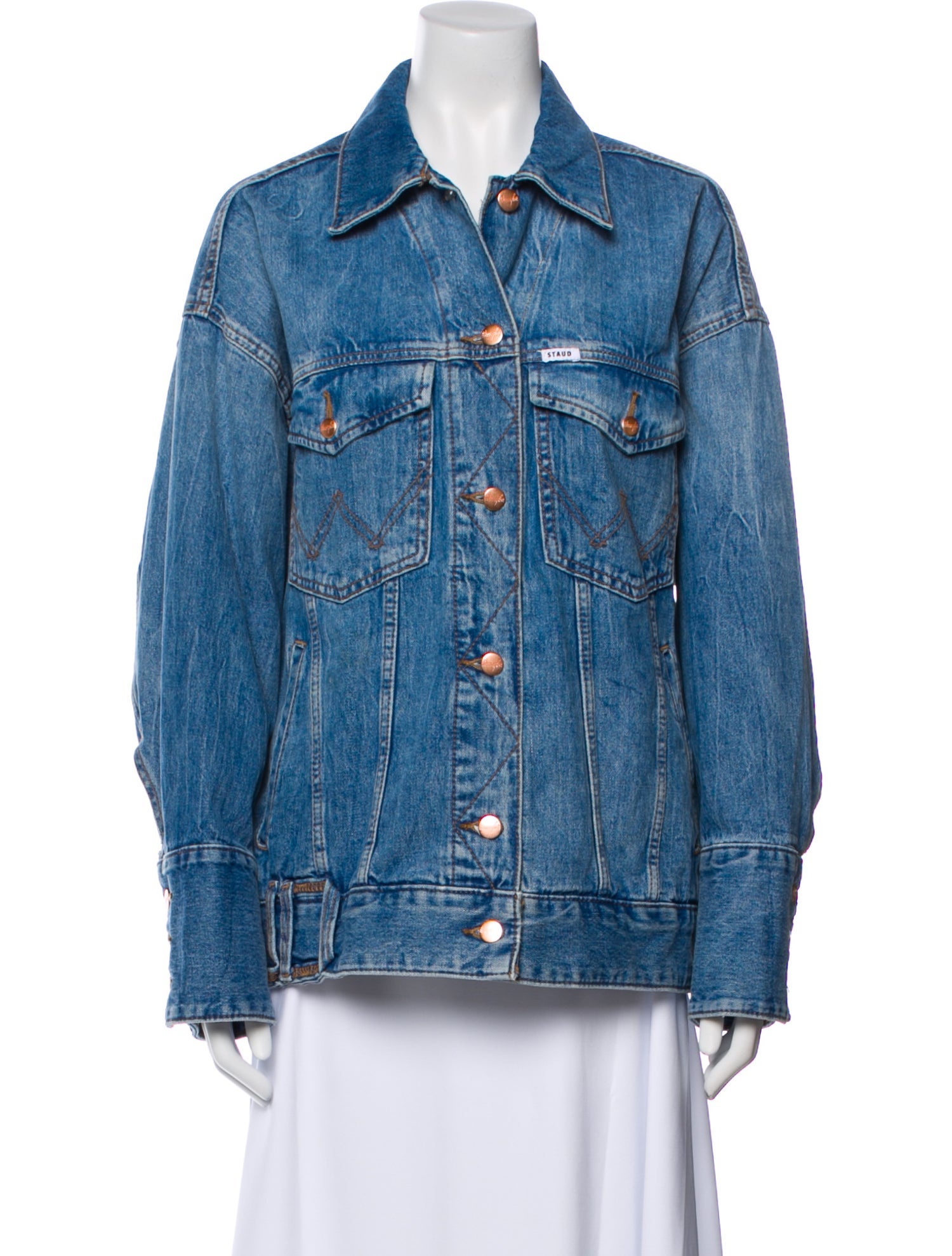 Staud + Wrangler Denim Jacket
