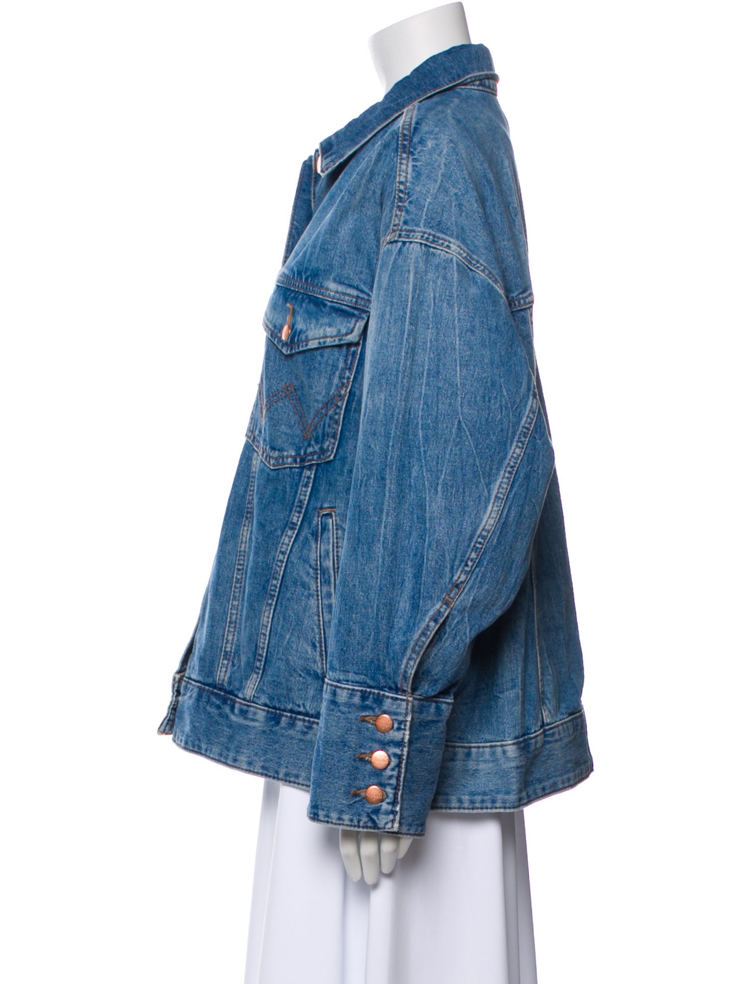 Staud + Wrangler Denim Jacket