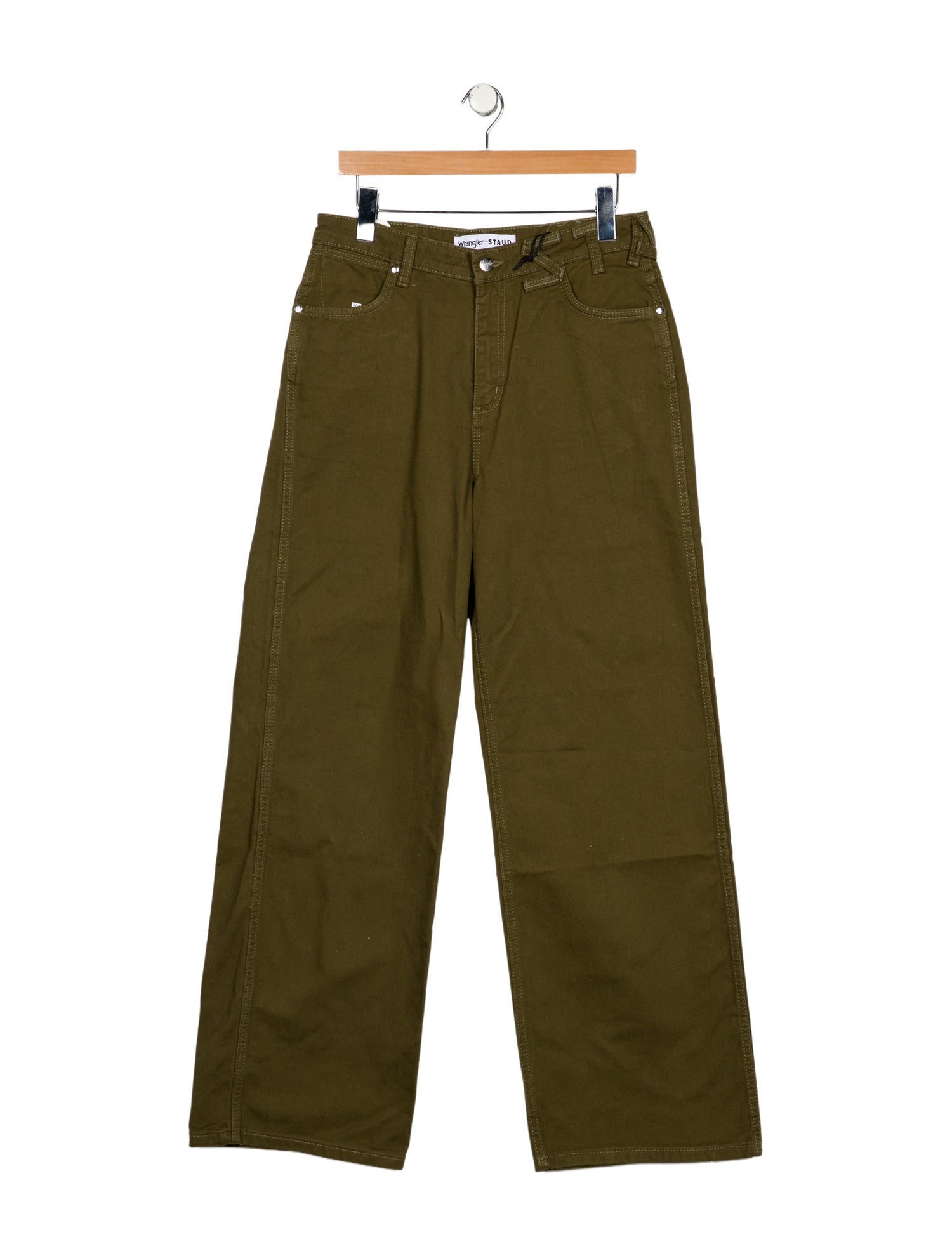 Staud + Wrangler High-Rise Wide Leg Jeans w/ Tags