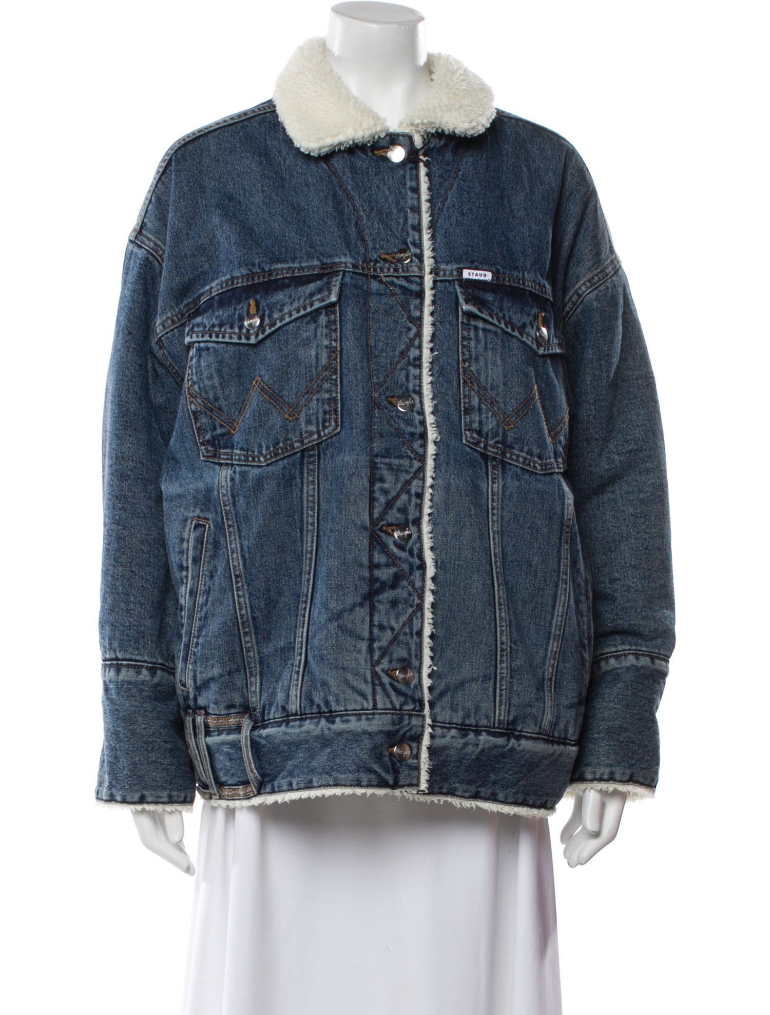Staud + Wrangler Denim Jacket