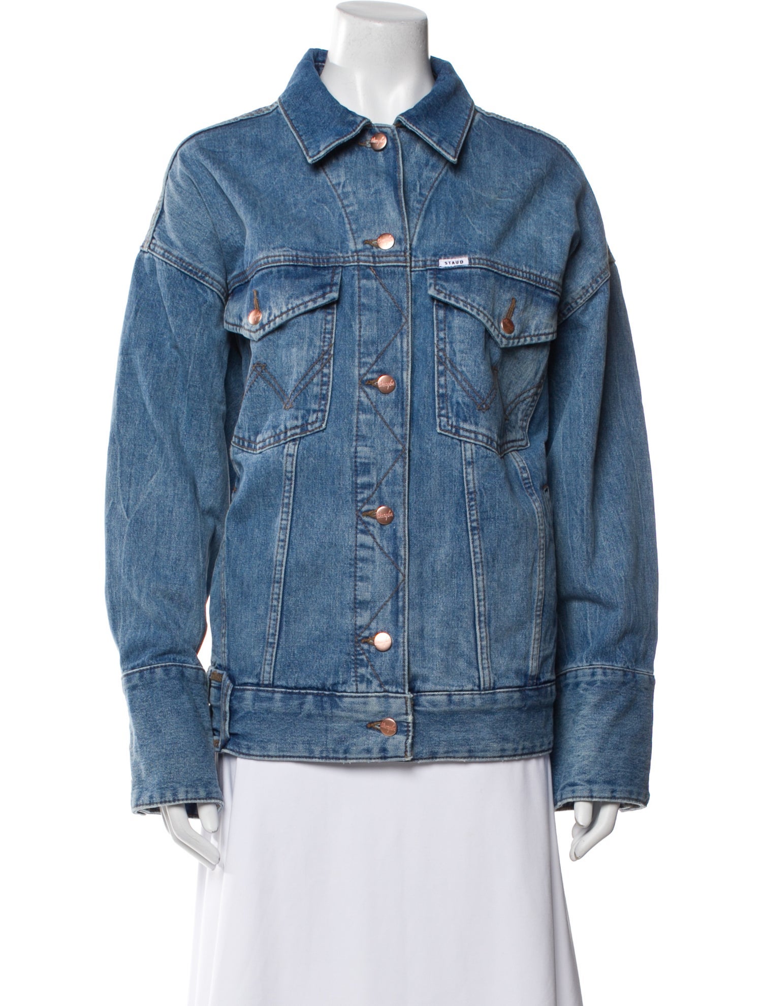 Staud + Wrangler Denim Jacket w/ Tags