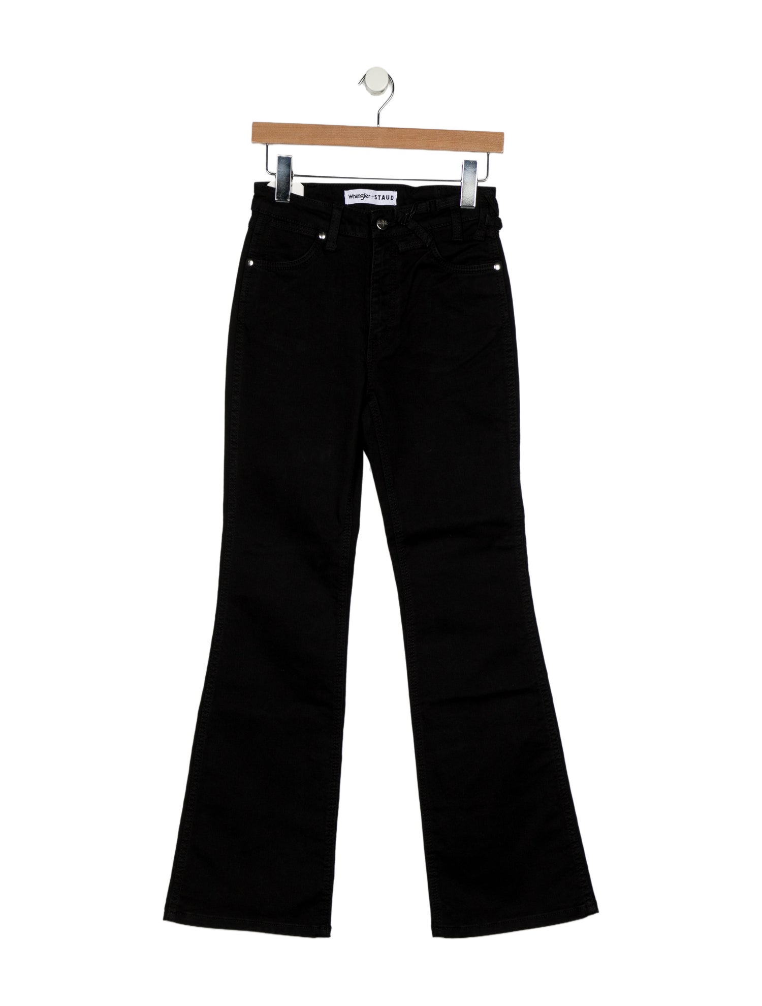 Staud + Wrangler Mid-Rise Wide Leg Jeans w/ Tags