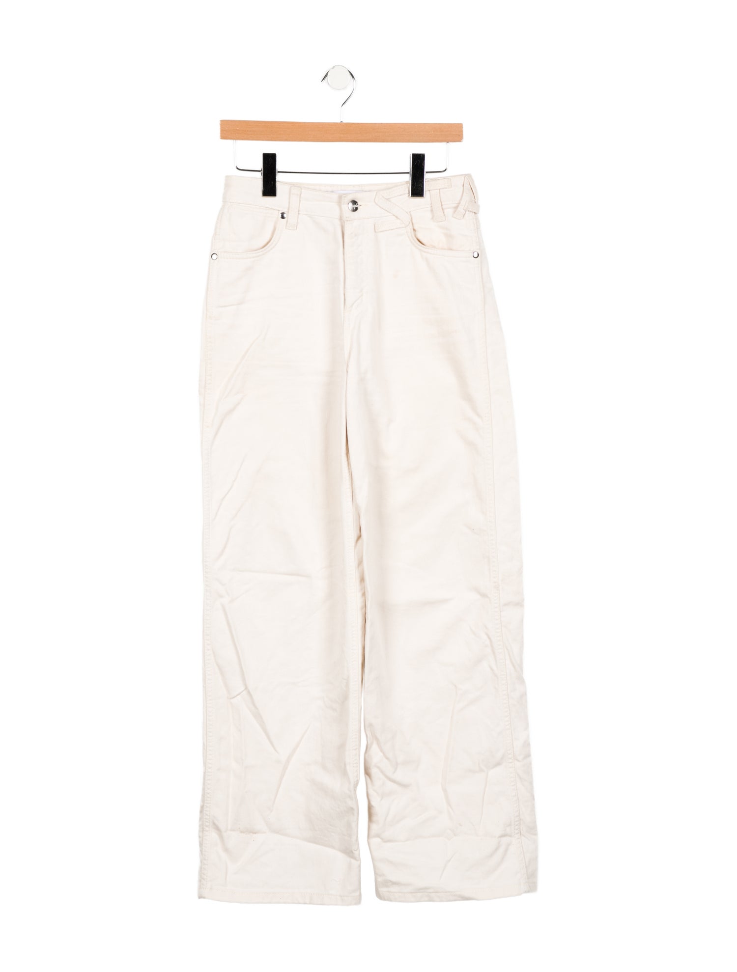 Staud + Wrangler Low-Rise Wide Leg Jeans