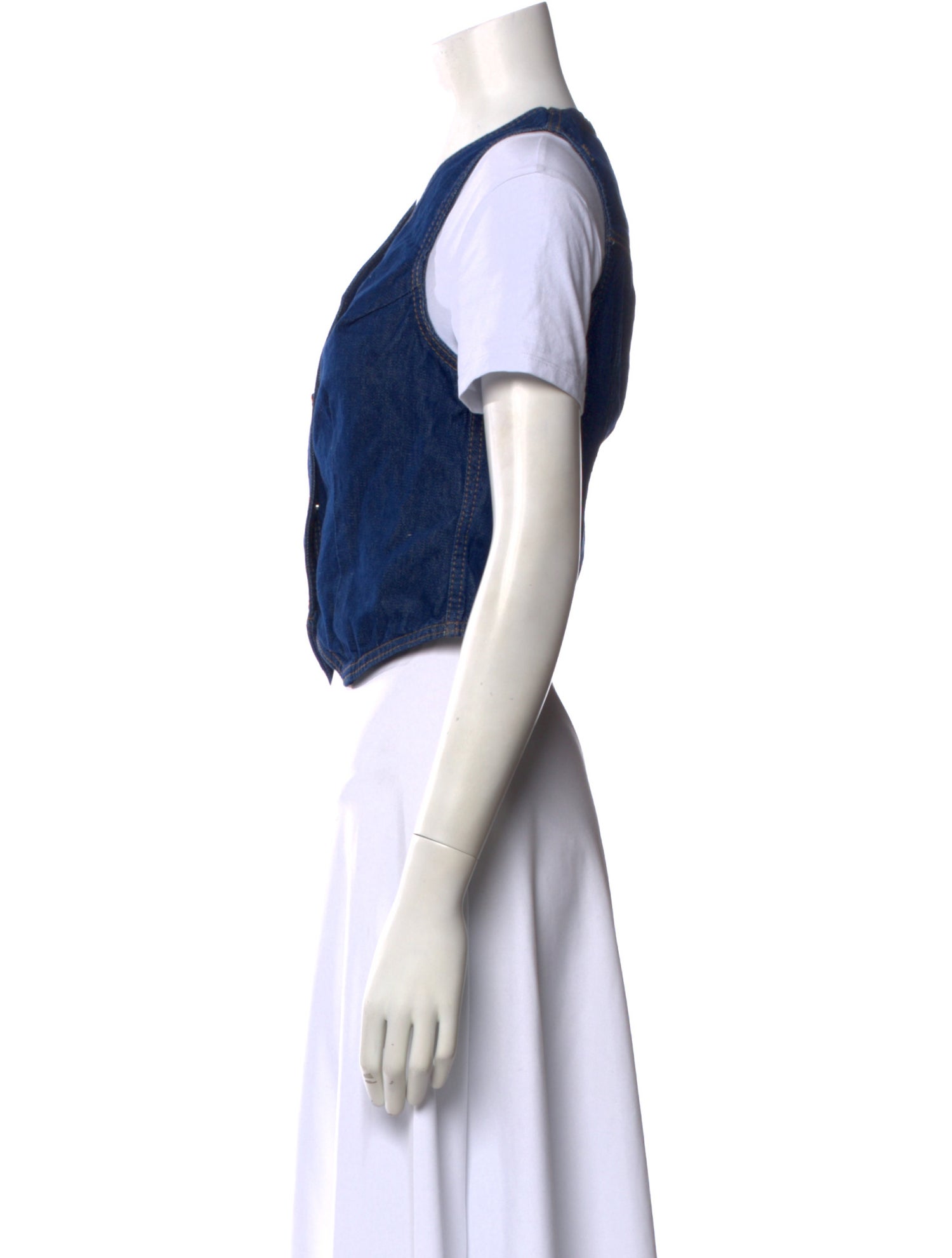 Staud + Wrangler V-Neck Sleeveless Top