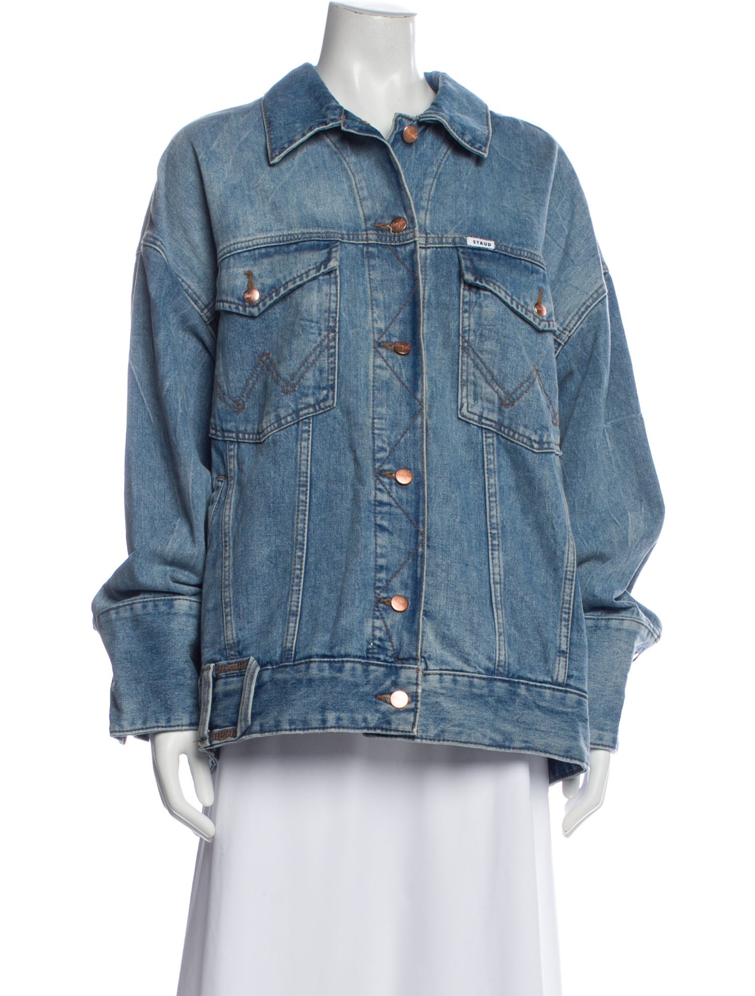 Staud + Wrangler Denim Jacket