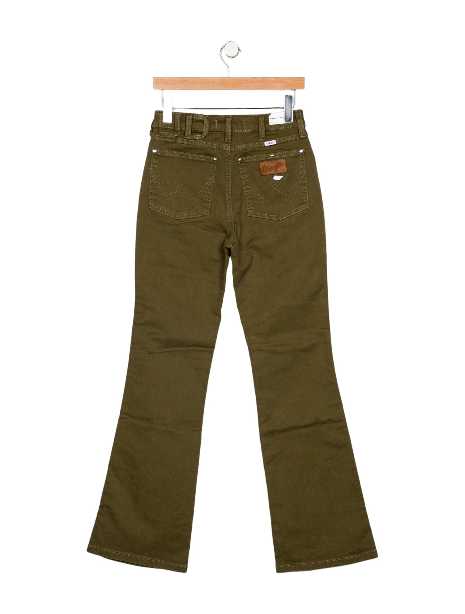 Staud + Wrangler High-Rise Flared Jeans w/ Tags