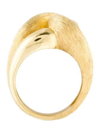 Henry Dunay 18K Textured Knot Cocktail Ring