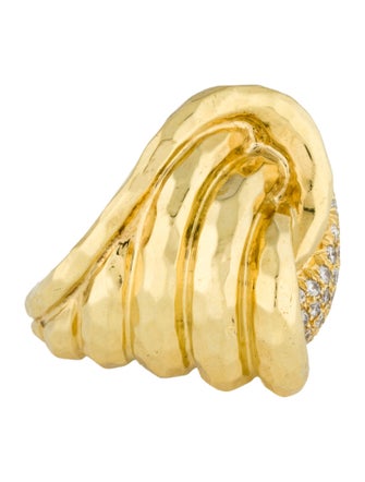 Henry Dunay 18K 3.60ctw Diamond Knot Ring