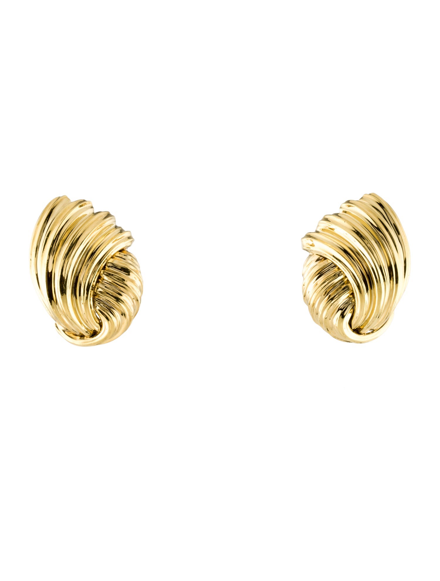 Henry Dunay 18k Earclip Earrings
