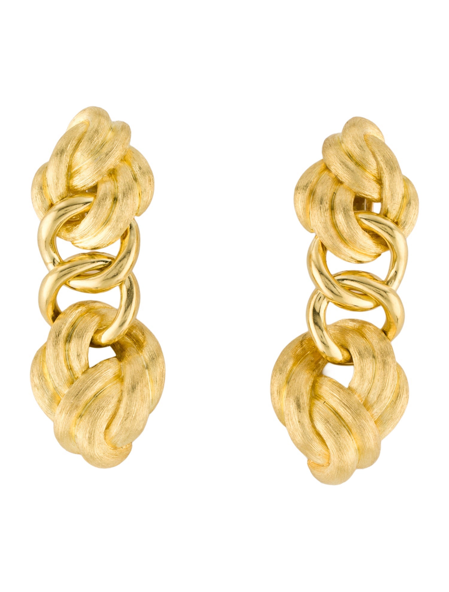 Henry Dunay 18K Drop Earrings