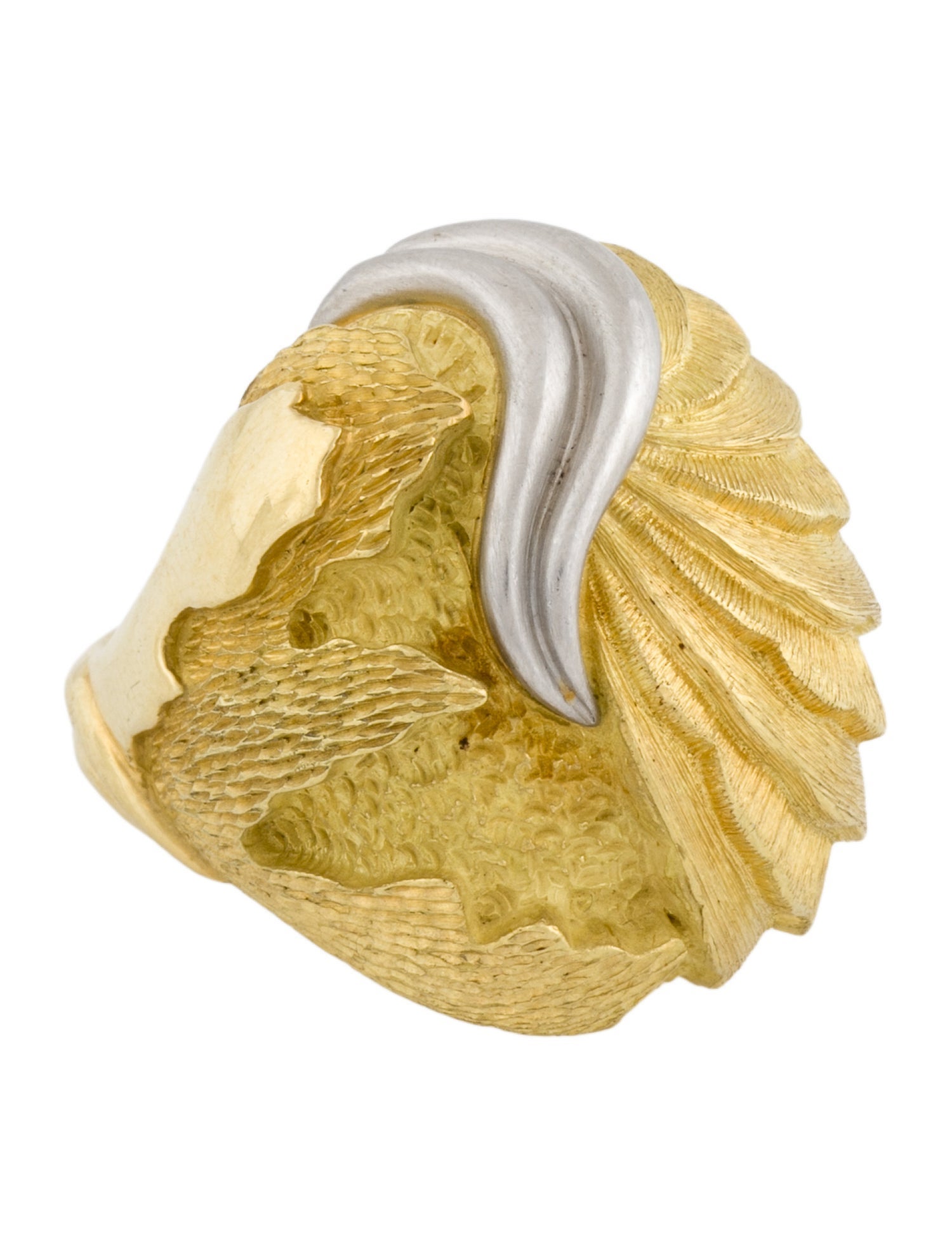 Henry Dunay 18K Two-Tone Cocktail Ring