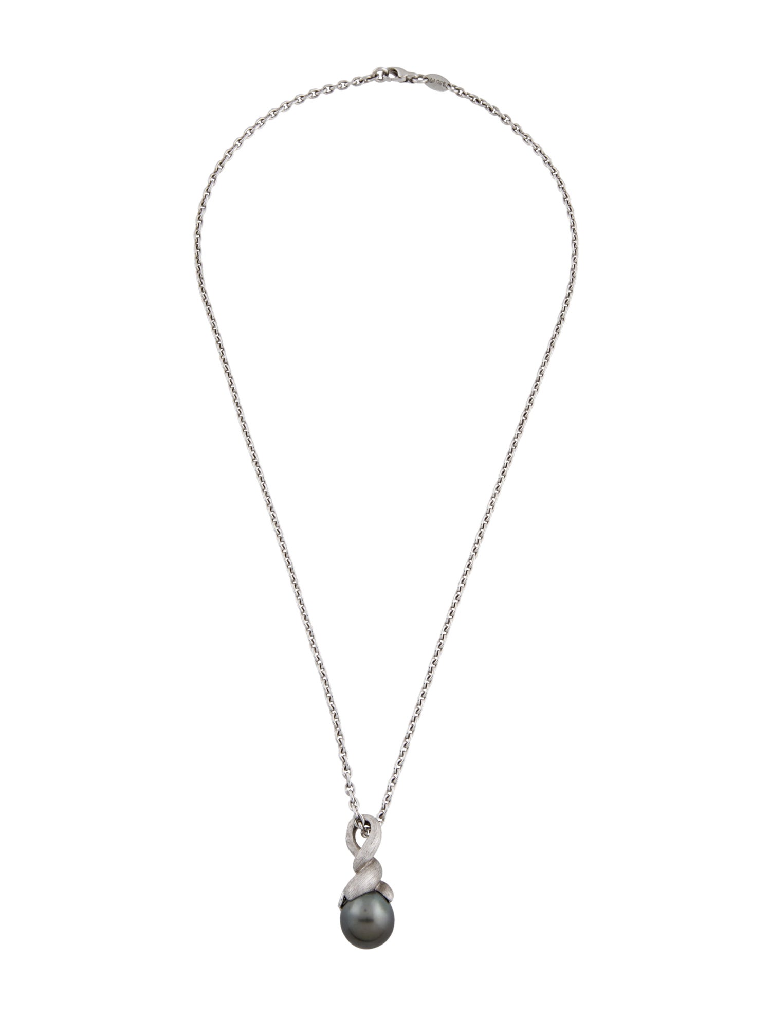 Henry Dunay Platinum Pearl Necklace