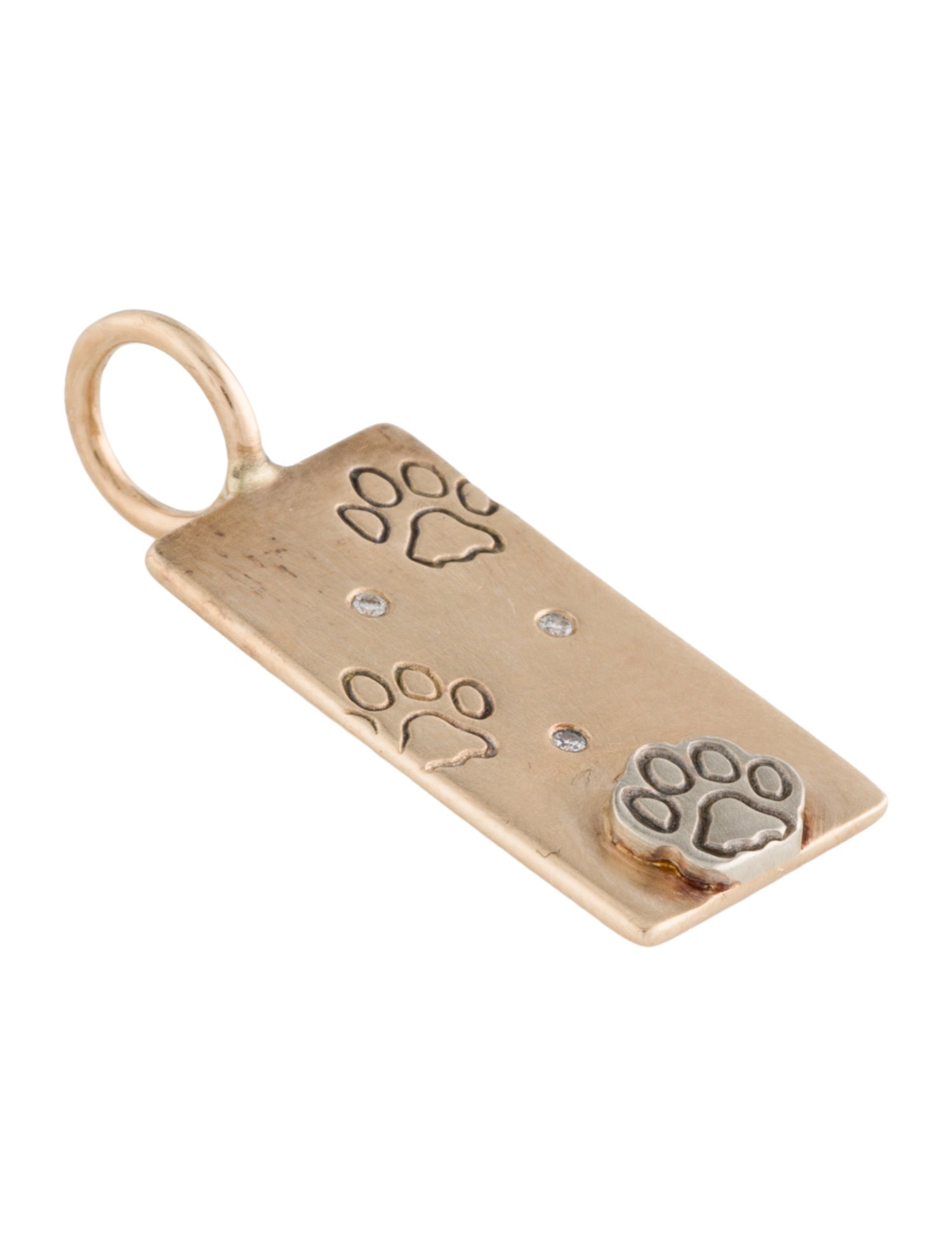 Heather B. Moore 14K Diamond Honor Your Loyal Companion Pendant