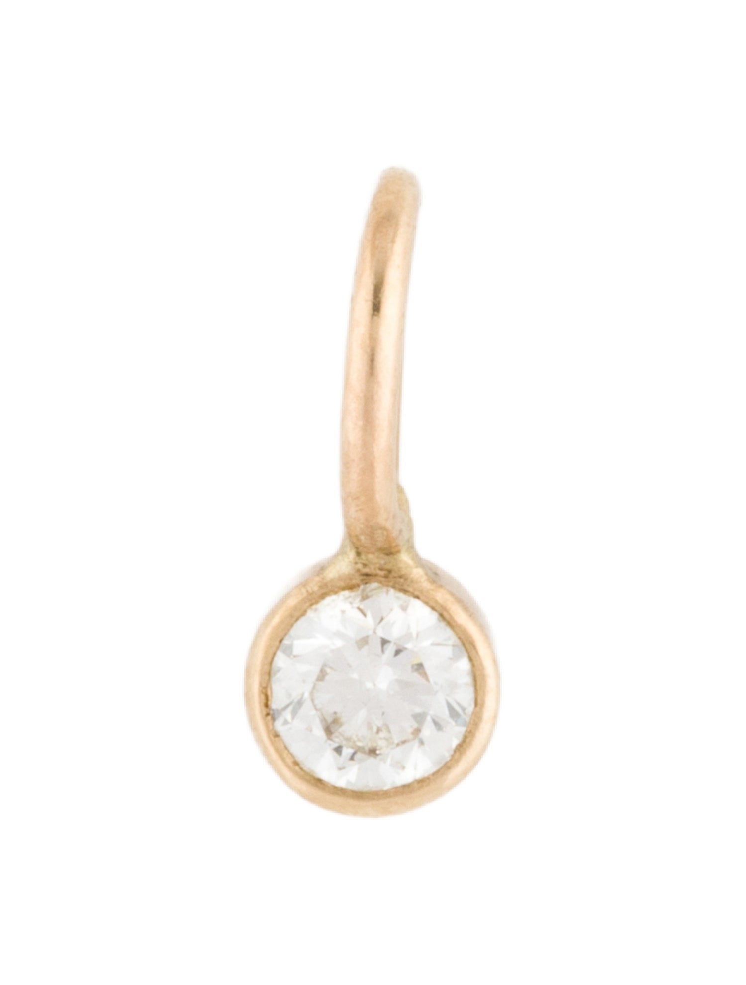 Heather B. Moore 14K Diamond Bezel Pendant