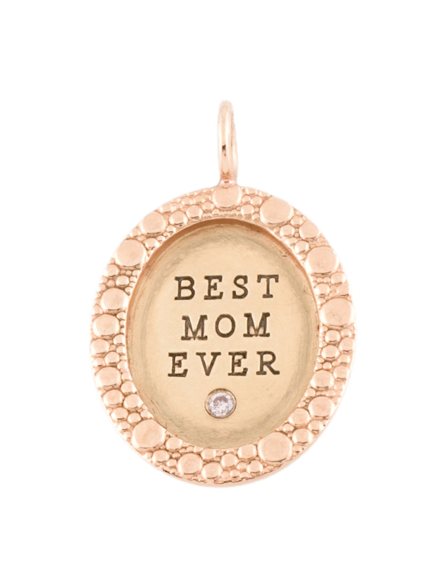Heather B. Moore 14K Diamond 'Best Mom Ever' Pendant