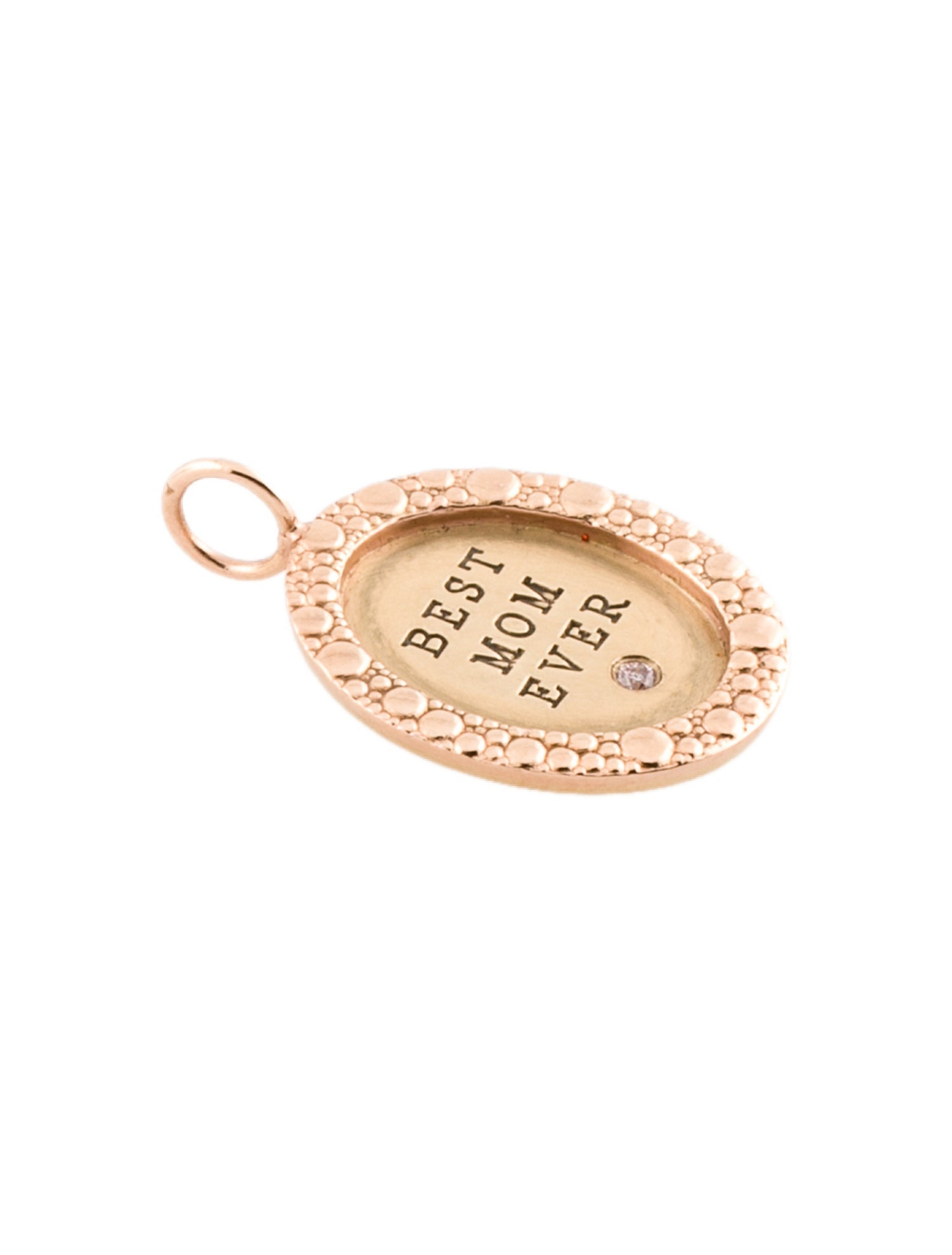 Heather B. Moore 14K Diamond 'Best Mom Ever' Pendant