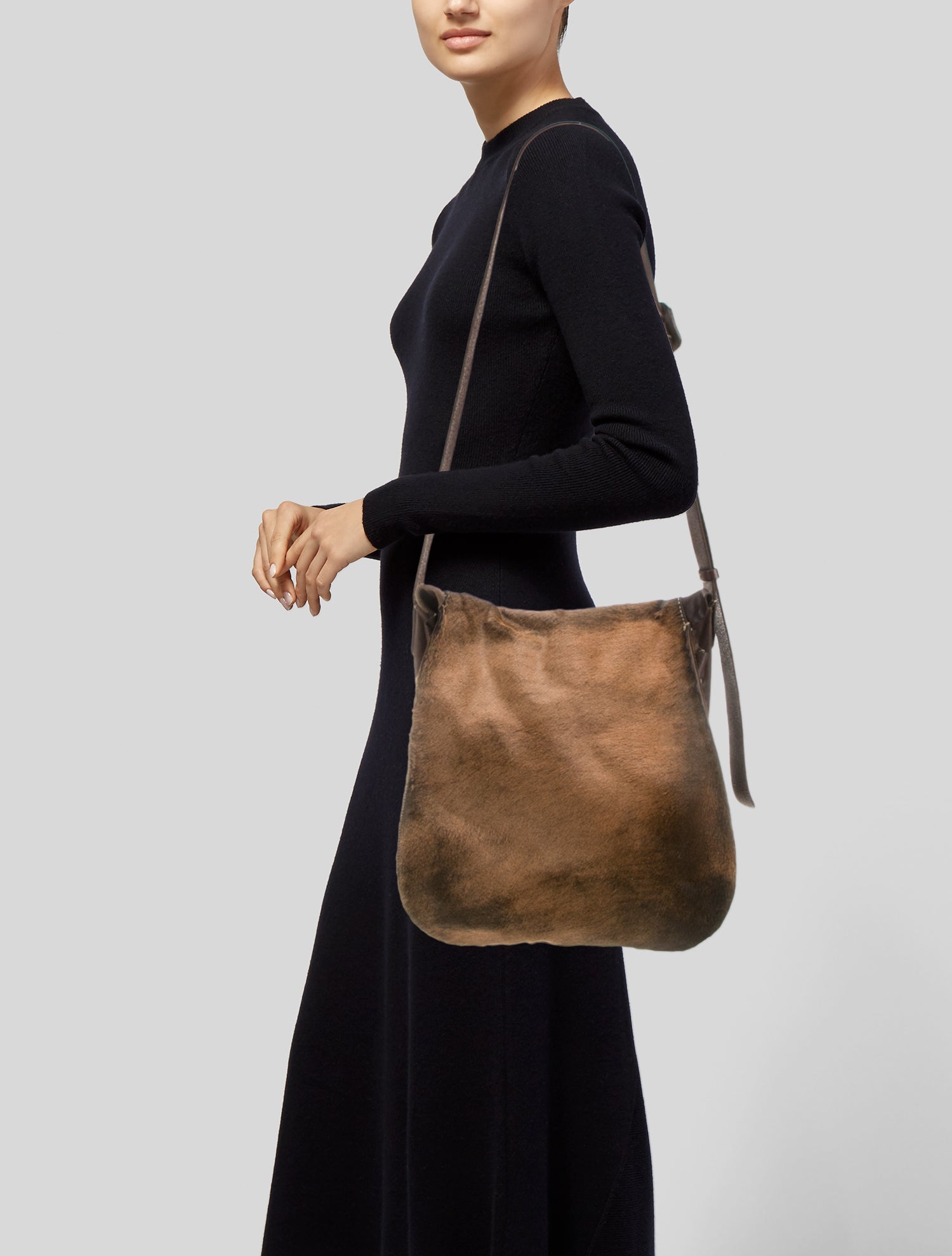 Henry Cuir Ponyhair Shoulder Bag