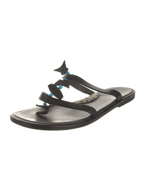 Henry Cuir Leather Slides