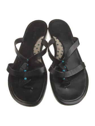 Henry Cuir Leather Slides