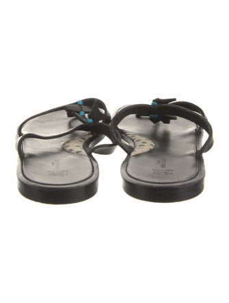 Henry Cuir Leather Slides