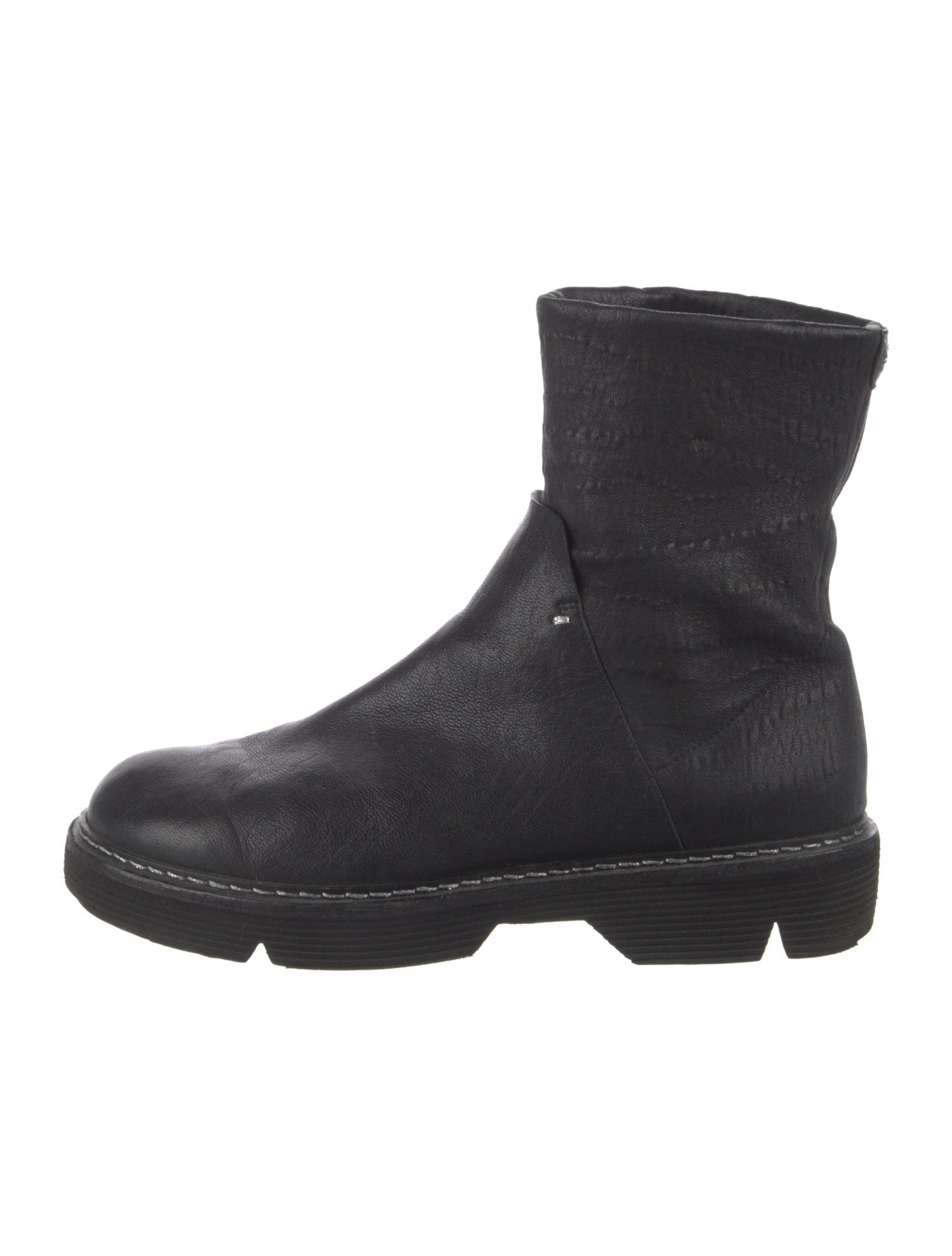 Henry Cuir Leather Moto Boots