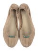 Henry Cuir Suede Beaded Accents Ballet Flats