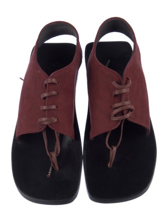 Henry Cuir Suede Slides