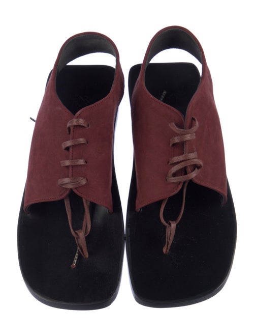 Henry Cuir Suede Slides