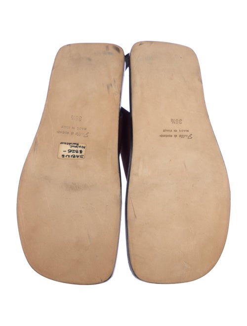 Henry Cuir Suede Slides