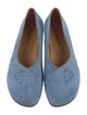 Henry Cuir Suede Embroidered Accent Flats