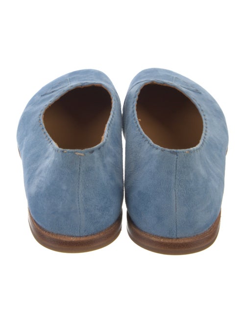 Henry Cuir Suede Embroidered Accent Flats