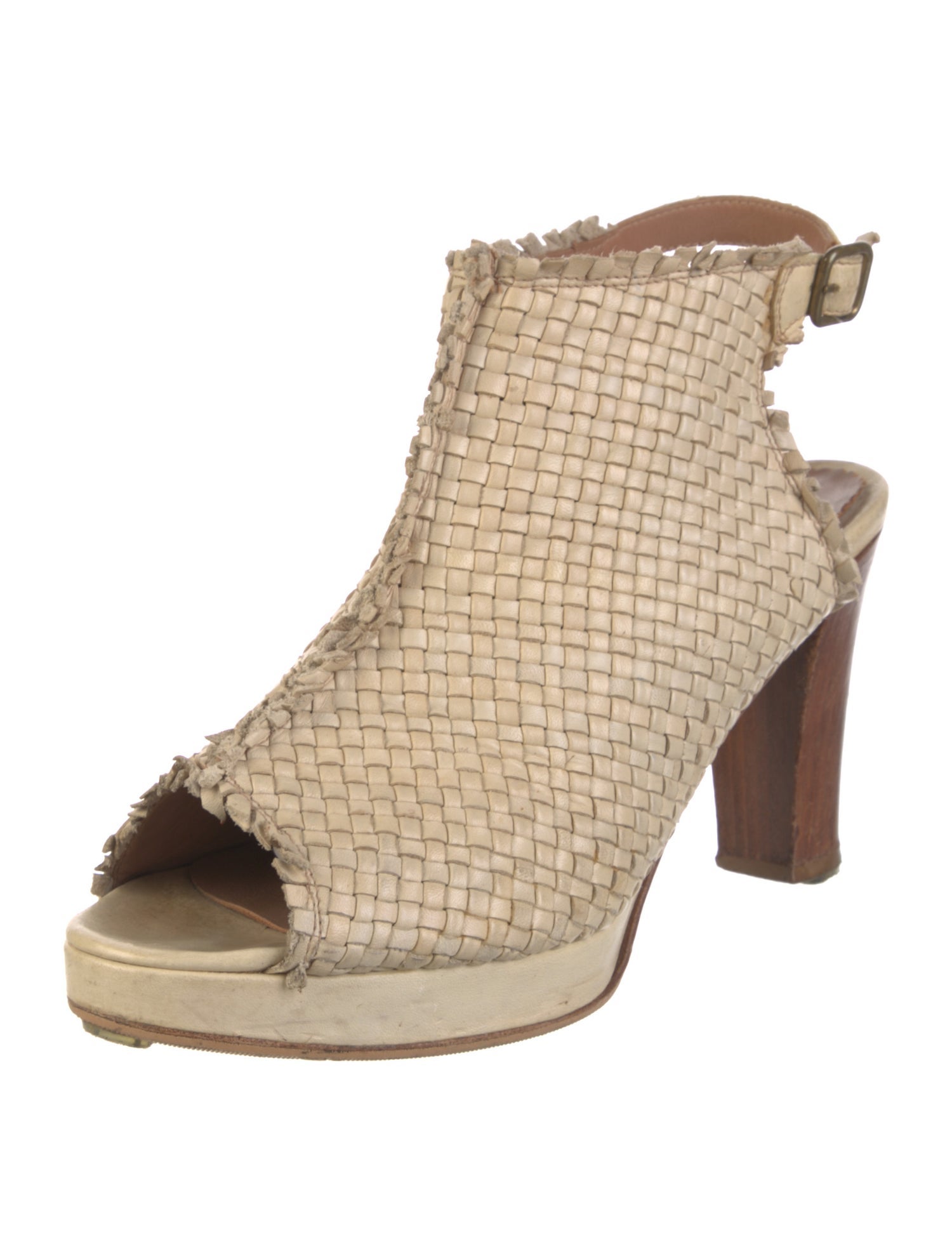 Henry Cuir Leather Slingback Pumps