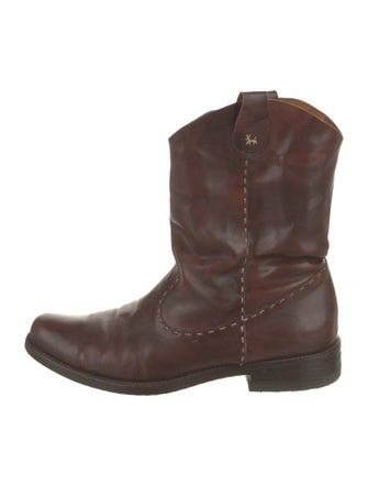 Henry Cuir Leather Western Boots