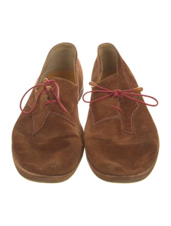 Henry Cuir Suede Leather Trim Embellishment Moccasins