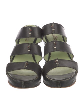 Henry Cuir Leather Slides