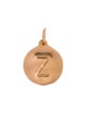 Helen Ficalora 14K 'Z' Circle Charm Pendant