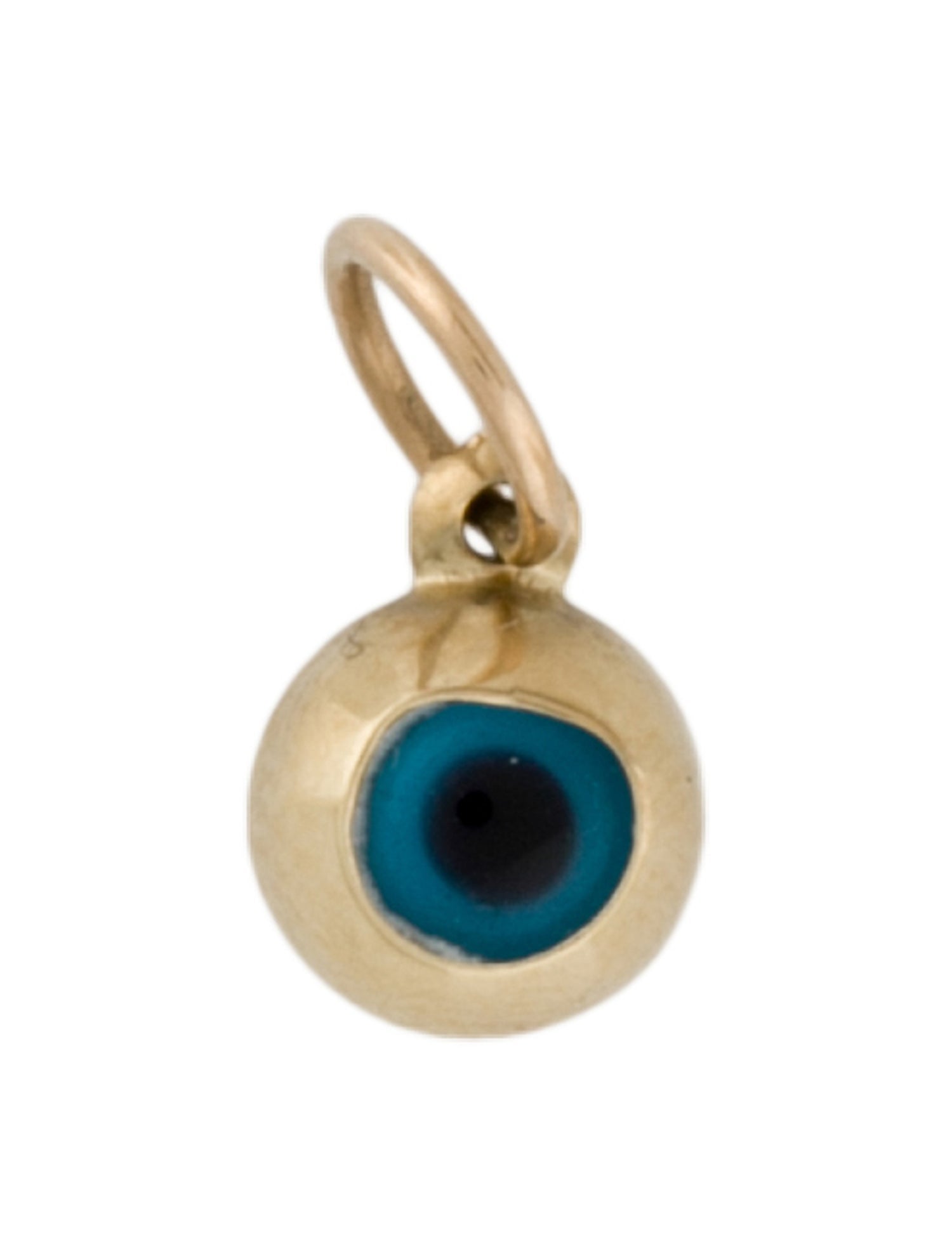 Helen Ficalora 14K Glass Evil Eye Mini Charm