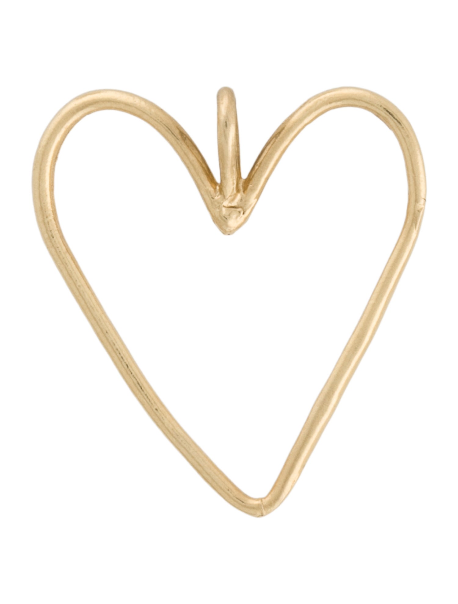 Helen Ficalora 14K Large Wire Heart Charm