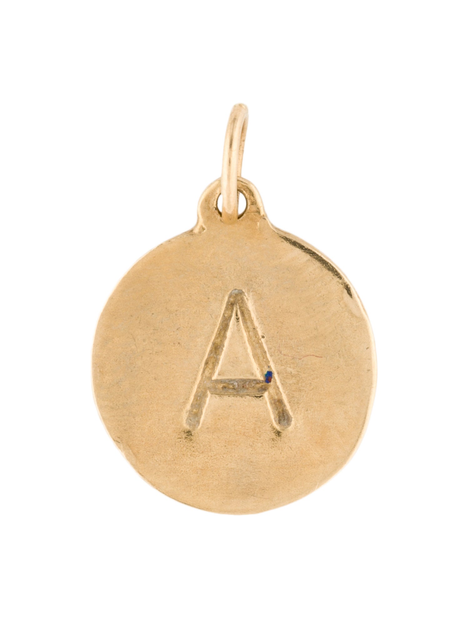 Helen Ficalora 14K "A" Alphabet Charm Pendant