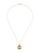 Helen Ficalora 14K Michael J. Fox Charm Pendant Necklace
