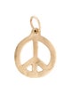Helen Ficalora 14K Peace Sign Cutout Charm