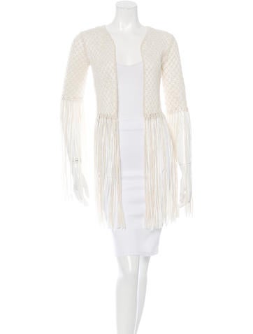 Hellessy Fringe Alpaca Cardigan w/ Tags
