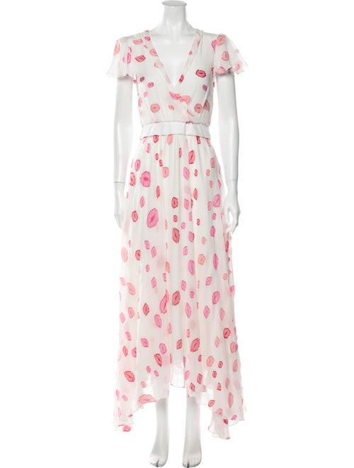 Hellessy Silk Long Dress White