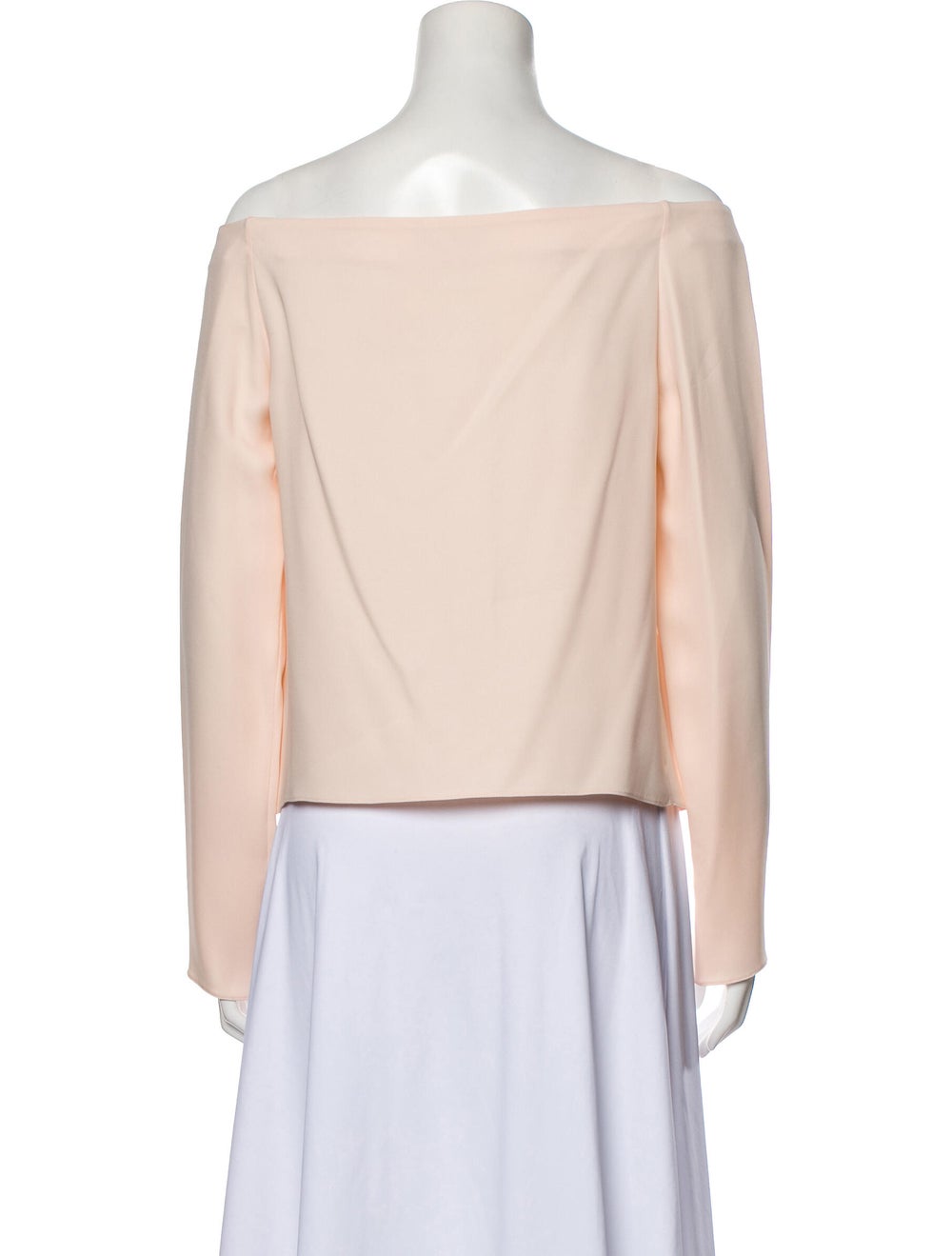 Hellessy Silk Off-The-Shoulder Crop Top - image 3