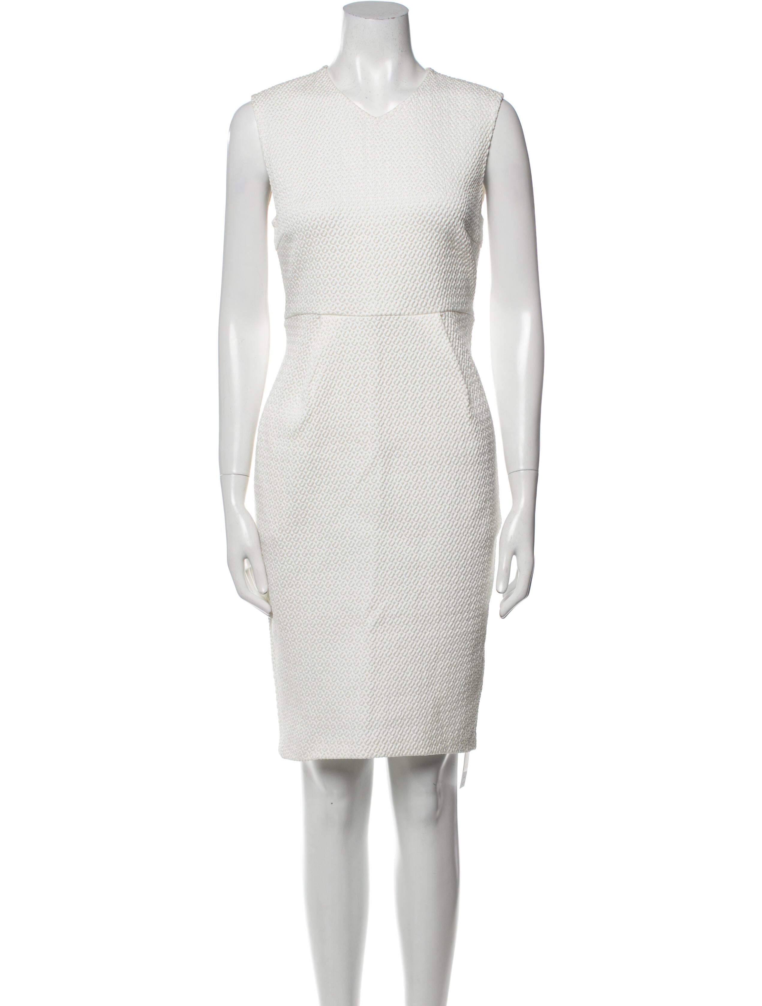 Hellessy Crew Neck Knee-Length Dress