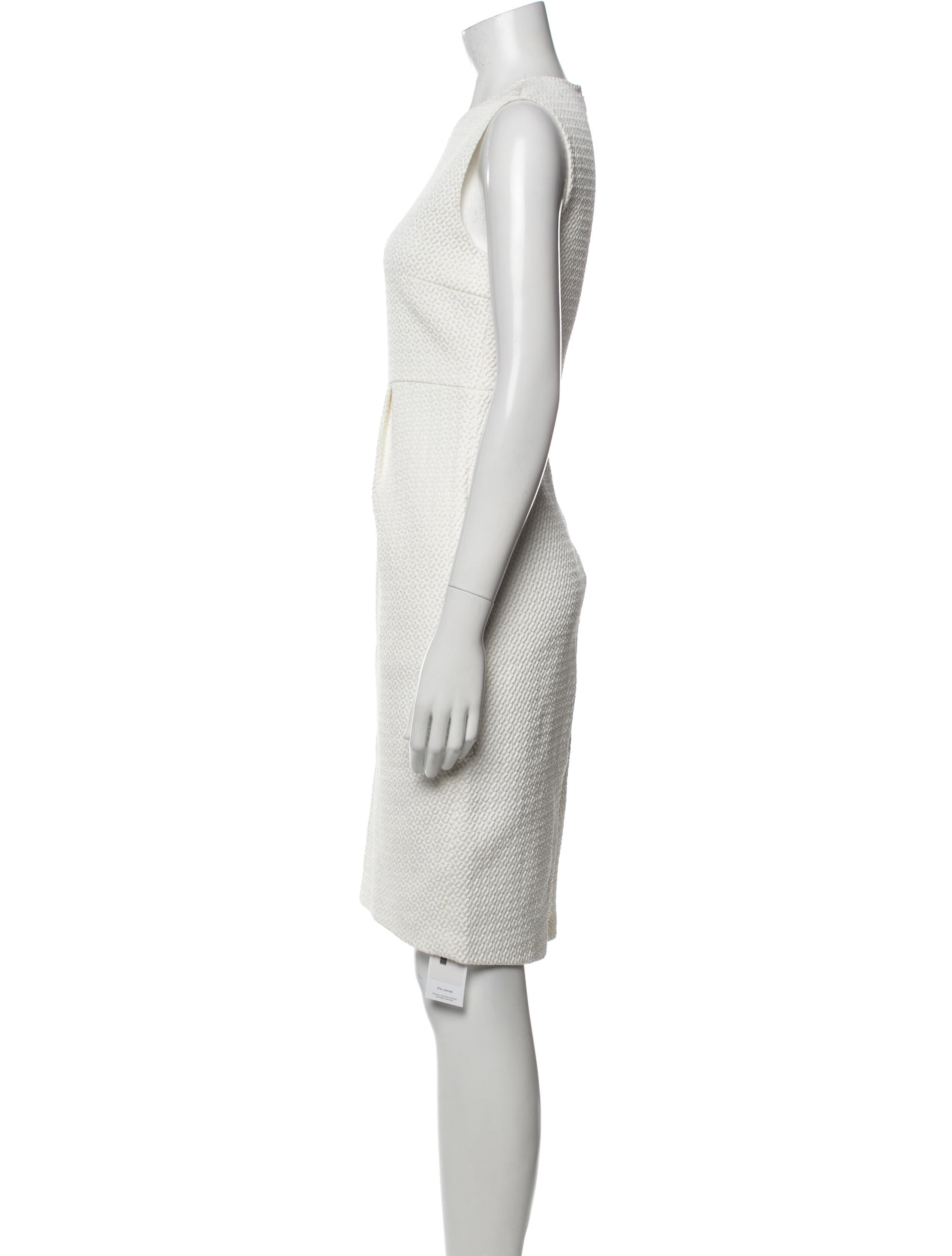 Hellessy Crew Neck Knee-Length Dress