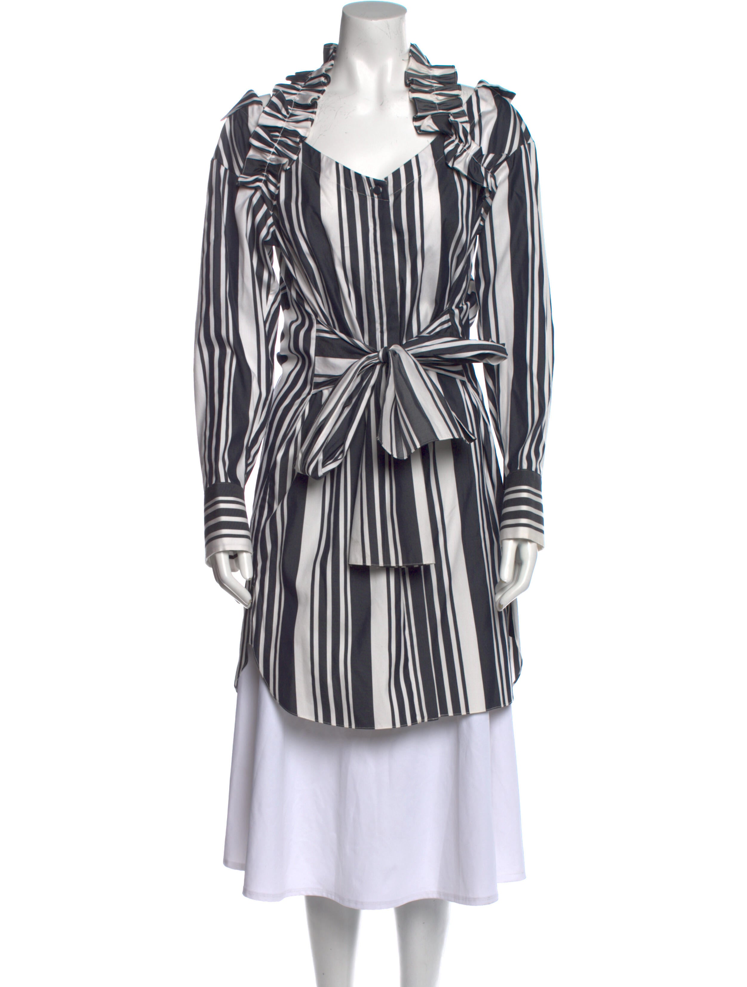 Hellessy Striped Mini Dress