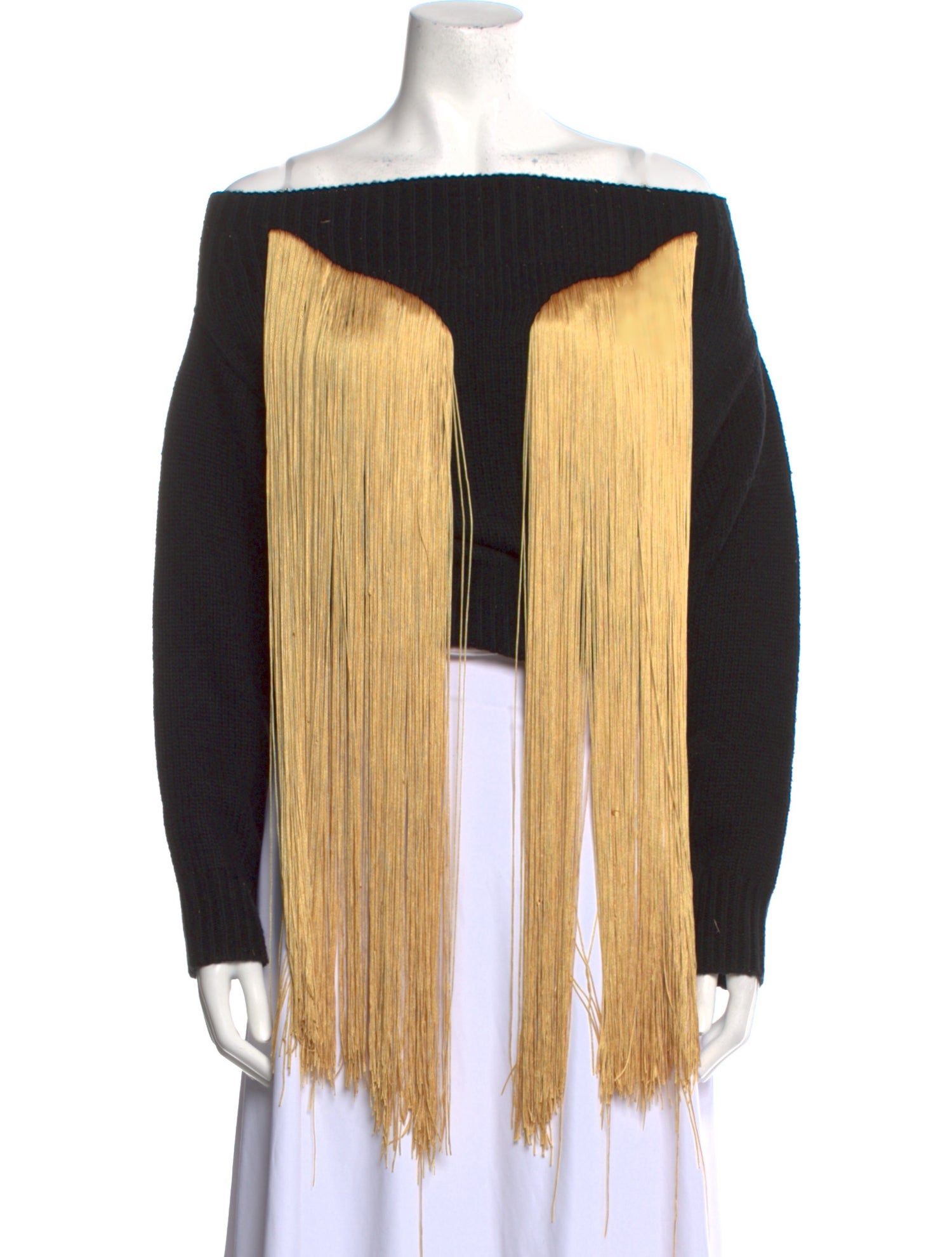 Hellessy Merino Wool Colorblock Pattern Sweater