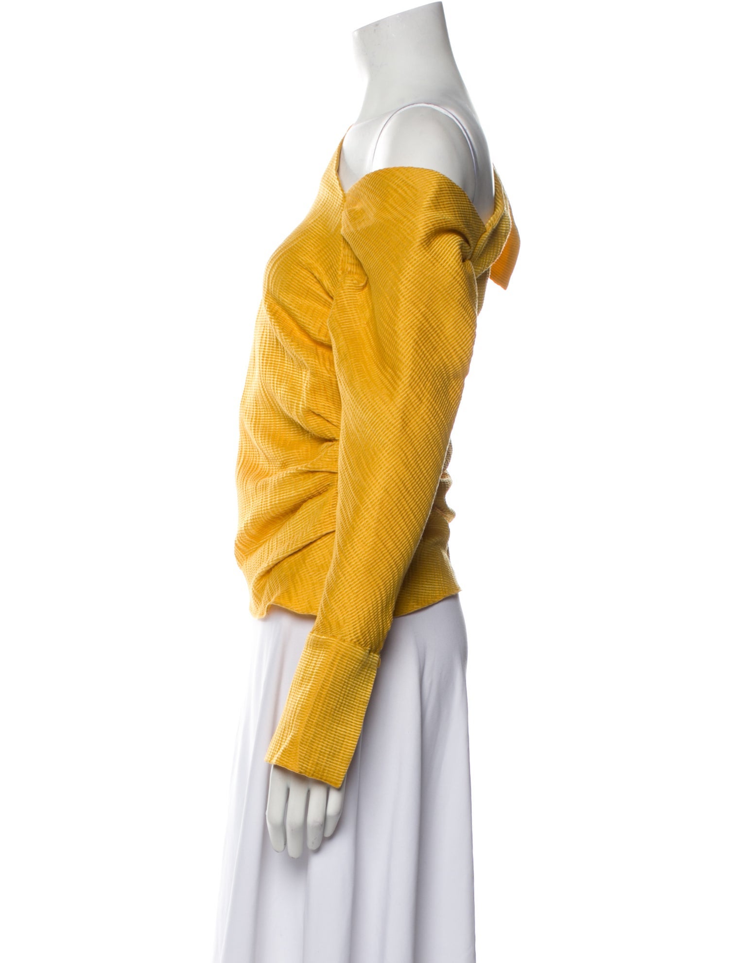 Hellessy One-Shoulder Long Sleeve Blouse